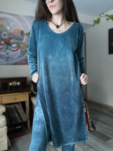 Load image into Gallery viewer, Winter Blue Maxi Tunic