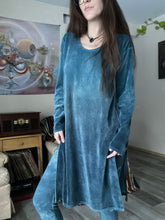Load image into Gallery viewer, Winter Blue Maxi Tunic