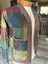 Load image into Gallery viewer, Fleece Scrapwork Cardigan