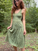 Load image into Gallery viewer, Moss Tiered Dress