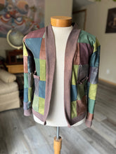 Load image into Gallery viewer, Fleece Scrapwork Cardigan