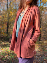 Load image into Gallery viewer, Orange Clay Cardigan