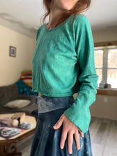Load image into Gallery viewer, Hemp Emerald Crop Top

