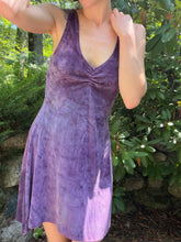 Load image into Gallery viewer, Eggplant Velour Daily Dress
