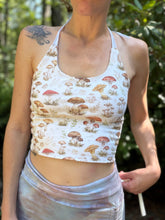 Load image into Gallery viewer, Mushroom Lace Up Top
