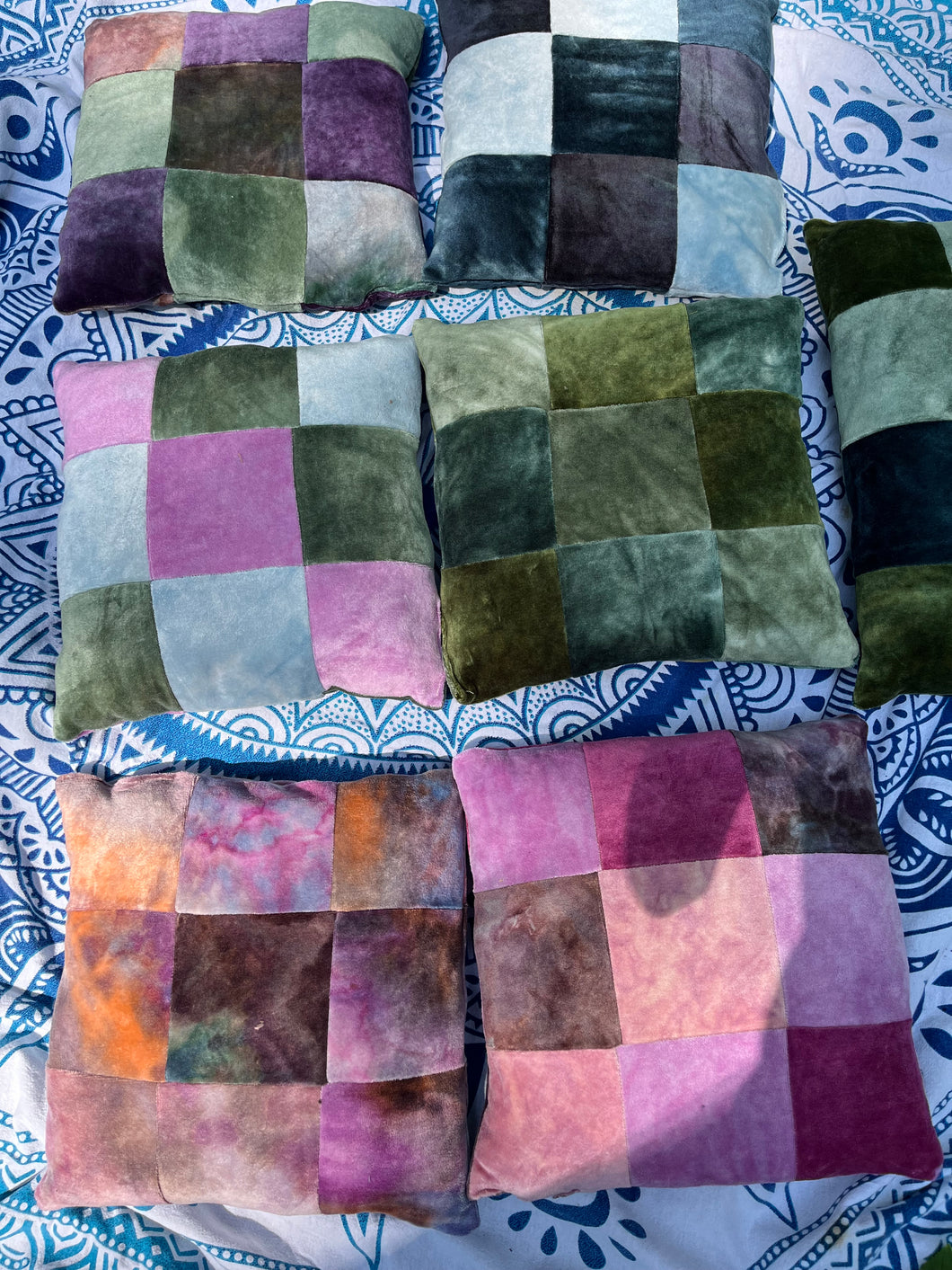 Bamboo Velour Scrap Pillows