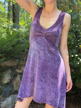 Load image into Gallery viewer, Eggplant Velour Daily Dress
