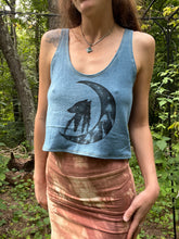 Load image into Gallery viewer, Hemp Wolf Moon Tank Top
