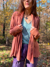 Load image into Gallery viewer, Orange Clay Cardigan
