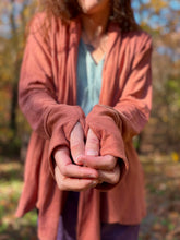Load image into Gallery viewer, Orange Clay Cardigan
